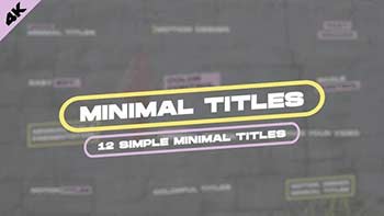 Minimal Titles After Effects-39222506
