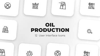 Oil production- User Interface Icons-39588492