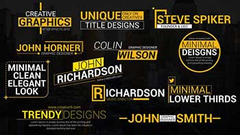 Creative Lower Third Animations-39595687