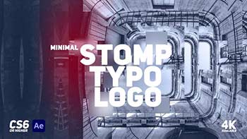 Minimal Stomp Typo Logo-39596314