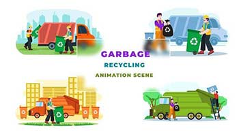 Garbage Recycling Character Animation-39651616