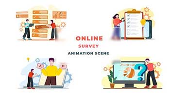 Online Survey Character Animation Scene-39651633