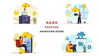 SAAS Process Animation Scene-39651701