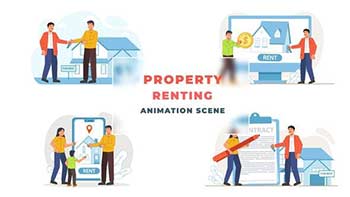 Property Renting Animation Scene-39652765