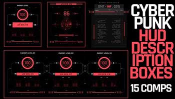 Cyberpunk Hud Description Boxes-39654279