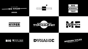 Big Titles 2 After Effects-39655261