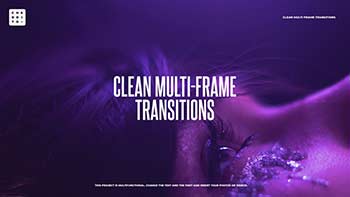 Clean Multi-Frame Transitions