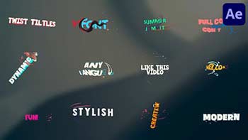 Twist Titles After Effects-39670333