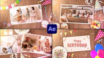 Happy Birthday Slideshow Opener for After Effects-39705408