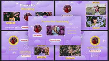 Violet Color Flower Rare Lilac YouTube End Screen-39723097