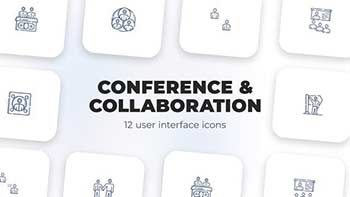Conference Collaboration- user interface icons-39695510