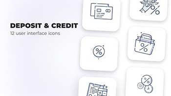 Deposit Credit- user interface icons-39695879