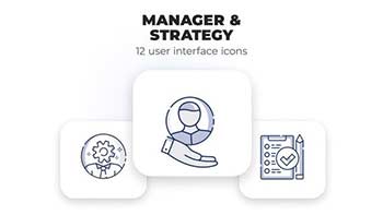 Manager Strategy- user interface icons-39696396