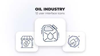 Oil industry- user interface icons-39696824