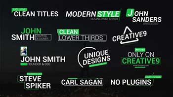 Clean Lower Third Titles-39762860