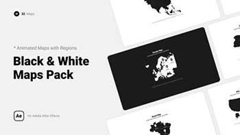 Black White Maps with Pins-39744338