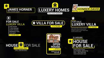 Real Estate Lower Thirds-39799082
