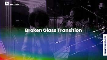 Broken Glass Transition-39847905