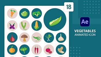 Vegetables Animated Icons After Effects-39876452