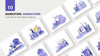 Digital Marketing Animations-Flat Concept-39880426