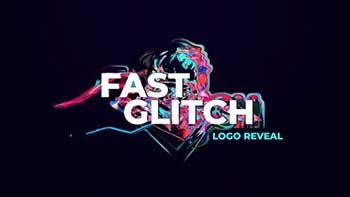 Fast Glitch Logo Reveal-39899244