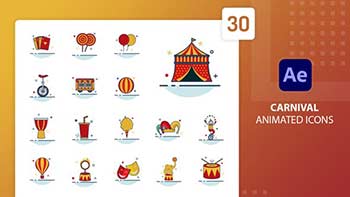 Carnival Animated Icons After Effects-39923648