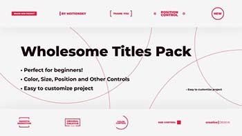 Wholesome Titles Pack After Effects-39935516