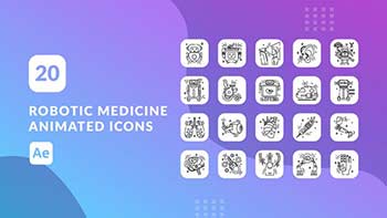 Robotic Medicine Animated Icons After Effects-39986608
