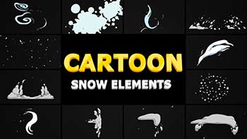 Cartoon Snow Elements-1081955