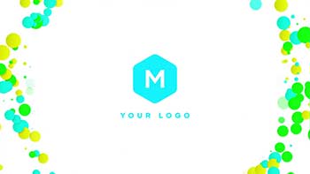 Clean Bright Particle Logo Reveal-1221441