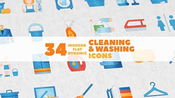 Cleaning Washing Animated Icons-1251996