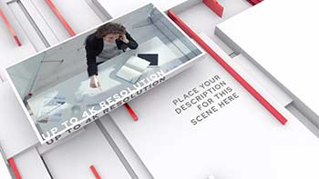 Clear White 3D Slideshow-320707