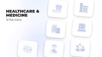 Healthcare Medicine-Flat Icons-39986407