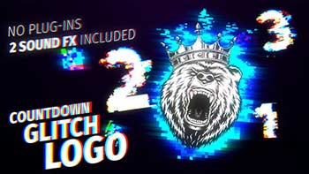 Countdown Glitch Logo-39994470