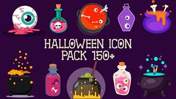 Halloween Icons Pack 150+-39995581