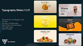 Typography-Food Promo Slides V17-40102454