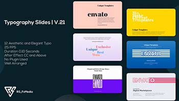 Typography-Minimal Dynamic and Modern Slides V21-40102845