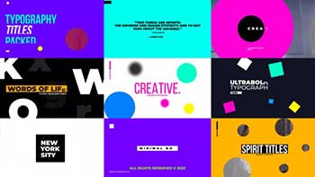 Typography Titles V2 After Effects-39881253