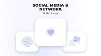 Social Media Network-Flat Icons-39987964