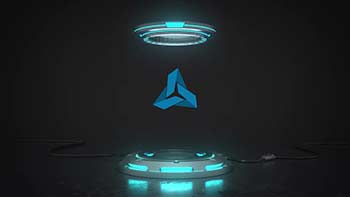 Futuristic Pedestal Logo-919505