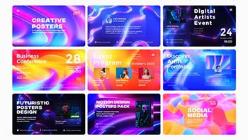 Motion Design Posters Pack V 01-40113854