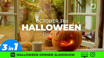 Halloween Opener Slideshow 3 in 1-40137156