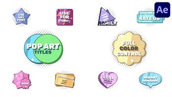 Pop Art Titles After Effects-40166289