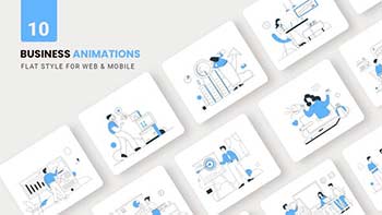 Business Maketing Animations-Flat Concept-40184729