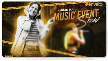 Urban DJ Music Event Show-40185010