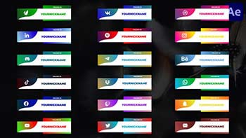 Social Media Lower Third V3 After Effect-40187866