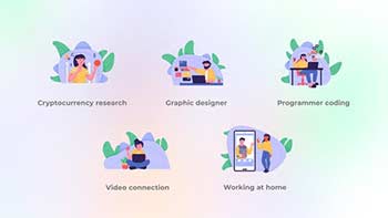 Working at home-Flat concepts-40223184