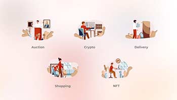 Shopping-Cartoon card illustration-40223250