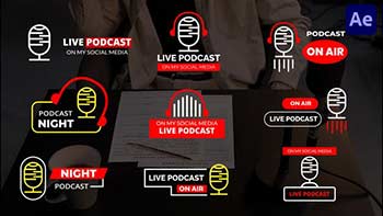 Podcast Lower Third After Effect-40223305