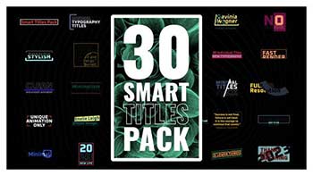 Smart Titles Pack-40239435